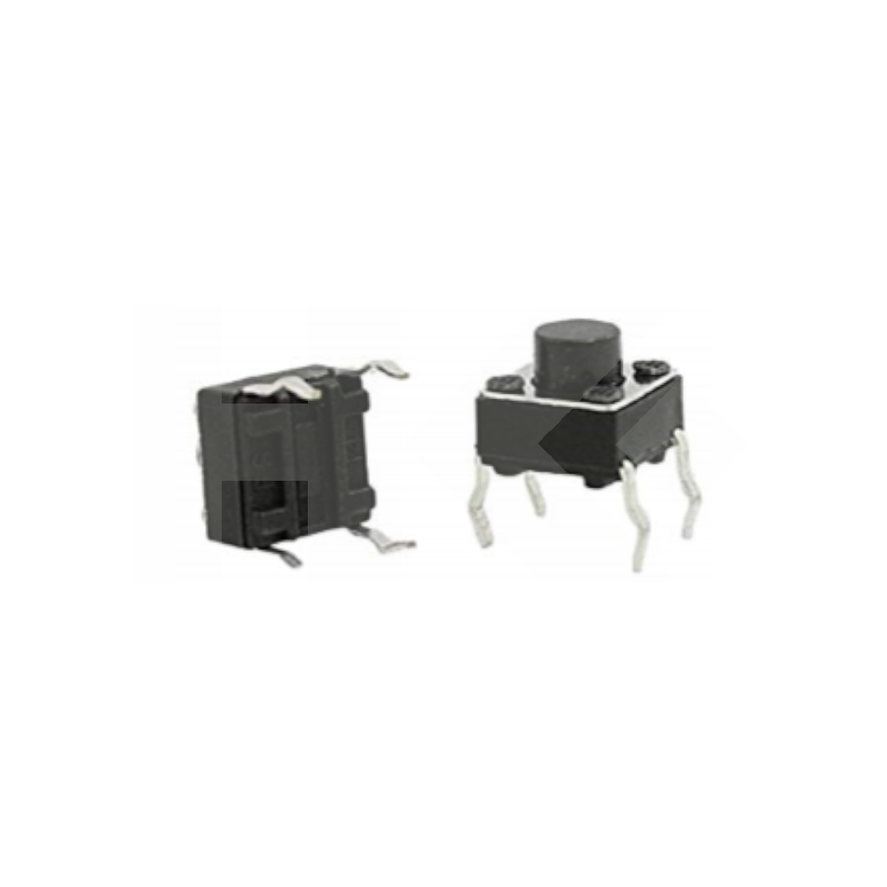PULSADOR MINI TAC 4 PIN 6X6X5.1MM (SW762)