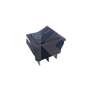 INTERRUPTOR MODULAR ON-ON 16A 250VAC 6 PIN DPDT NEGRO (SW1445)