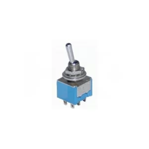 INTERRUPTOR PALANCA MINI 6 PIN 3A 250VAC ON-ON DPDT (SW216)