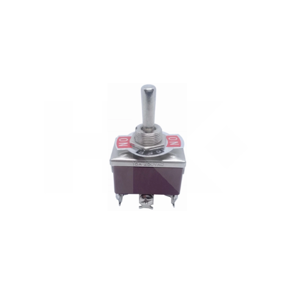 INTERRUPTOR PALANCA 6 PIN 15A 250VAC ON-OFF-ON DPDT CAFE