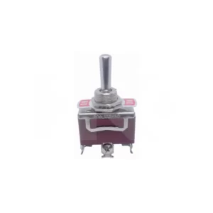 INTERRUPTOR PALANCA 3 PIN 15A 250VAC ON-OFF-ON DPST MARRON