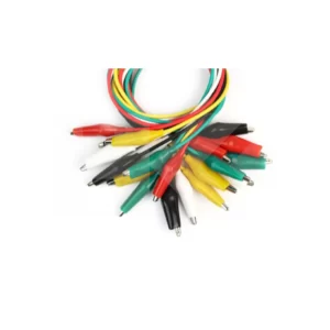 JUEGO DE CABLES CON CLIPS 5 PARES DE COLORES