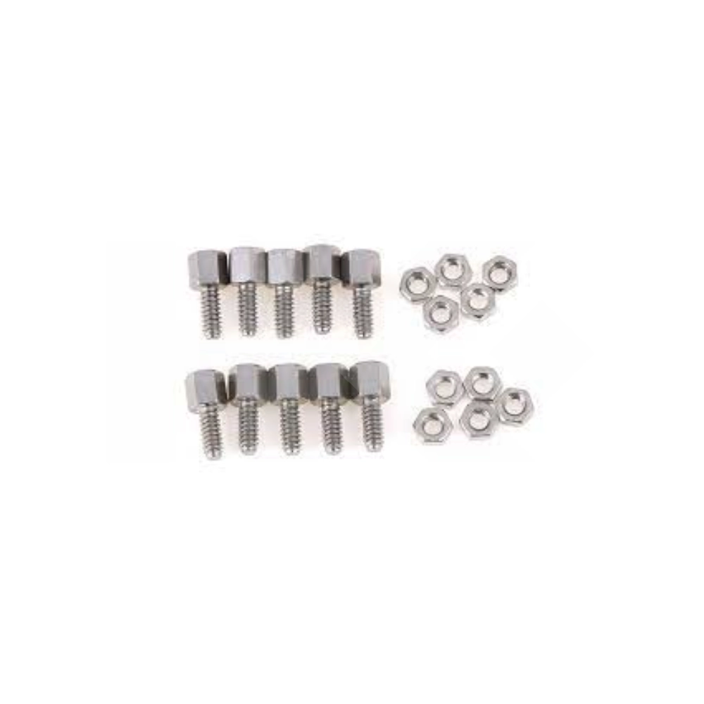 PERNOS CON TUERCA PARA TAPA RS232