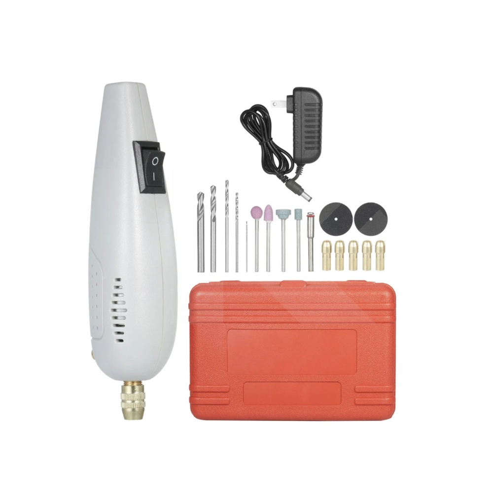 TALADRO MINI GENERICO 12VDC + ACCES. MALETIN