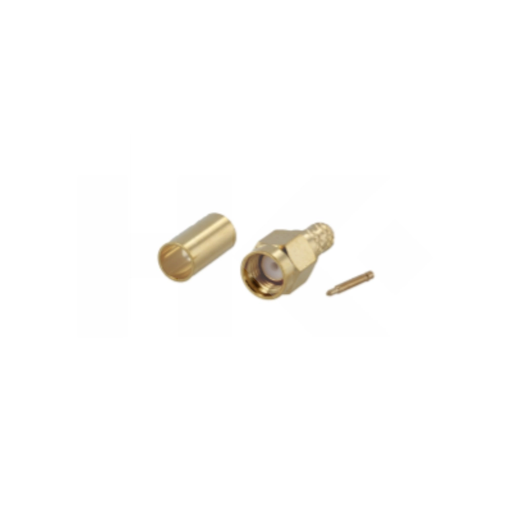 CONECTOR CRIMPEABLE RG58 DORADO