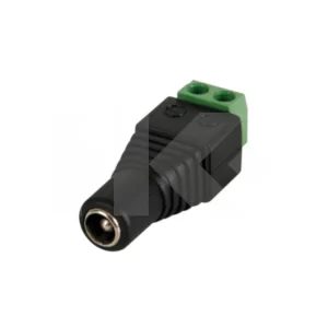 ADAPTADOR BLOCK 2 PIN A HEMBRA DC 2.1MM PARA CAMARA