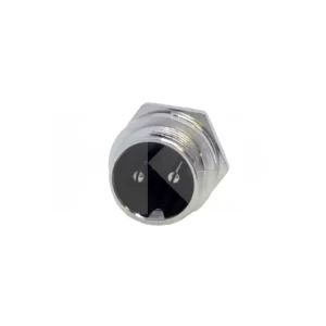 CONECTOR DIN 2 PIN MACHO PARA MICR. CHASSIS ATORN.