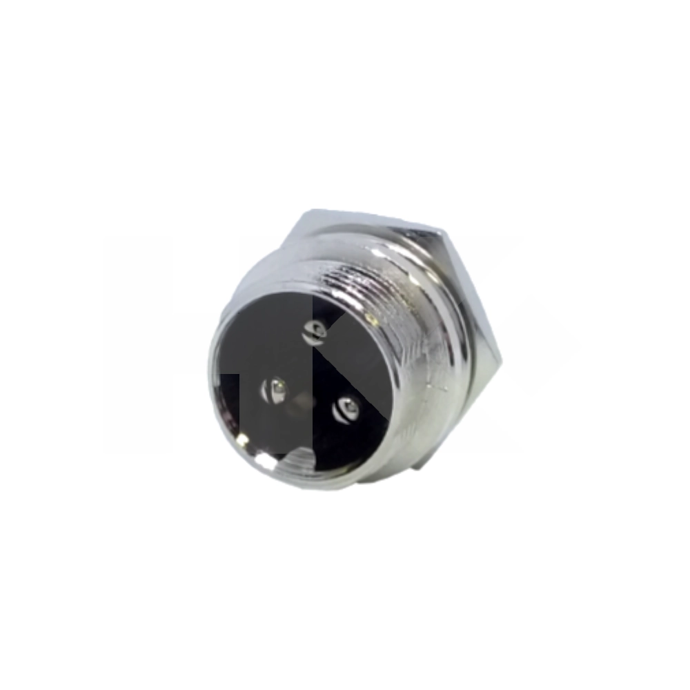CONECTOR DIN 3 PIN MACHO PARA MICR. CHASSIS ATORN.