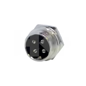 CONECTOR DIN 4 PIN MACHO PARA MICR. CHASSIS ATORN.