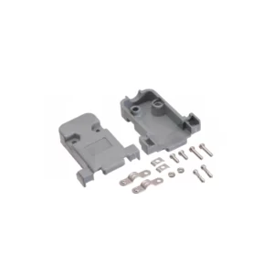 CONECTOR DB9 TAPA PLASTICA GRIS
