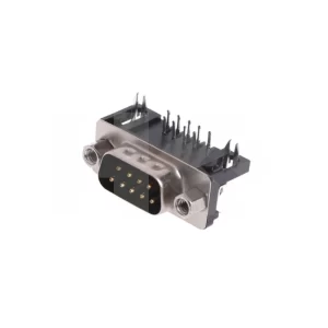 CONECTOR DB9/M RS232 9 PIN 90? CON IMPRESO