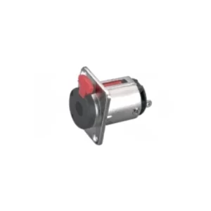 CONECTOR 6.3MM/H MONO CHASSIS PLATEADO CON SEGURO