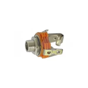 CONECTOR 6.3MM/H ST. CHASSIS CON SWITCH N/C
