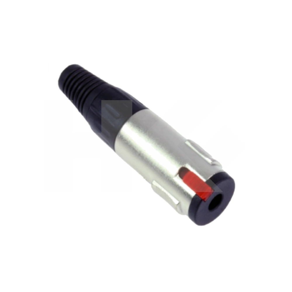 CONECTOR 6.3MM/H MONO VOLANTE CON SEGURO
