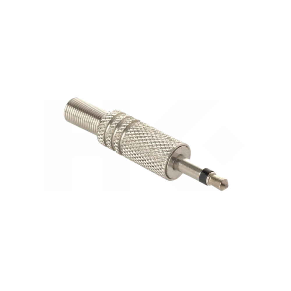 CONECTOR 3.5MM/M MONO METALICO VOLANTE