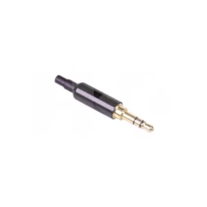 CONECTOR 3.5MM/M STEREO METAL NEGRO