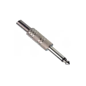 CONECTOR 6.3MM/M MONO METALICO VOLANTE