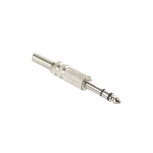 CONECTOR 6.3MM/M STEREO METALICO VOLANTE
