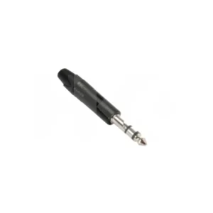 CONECTOR 6.3MM/M STEREO METAL NEGRO VOLANTE