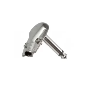 CONECTOR 6.3MM/M MONO METALICO CURVO VOLANTE (CALIDAD)