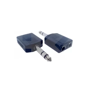 ADAPTADOR 6.3MM/H ST. X 2 A 6.3MM/M ST.