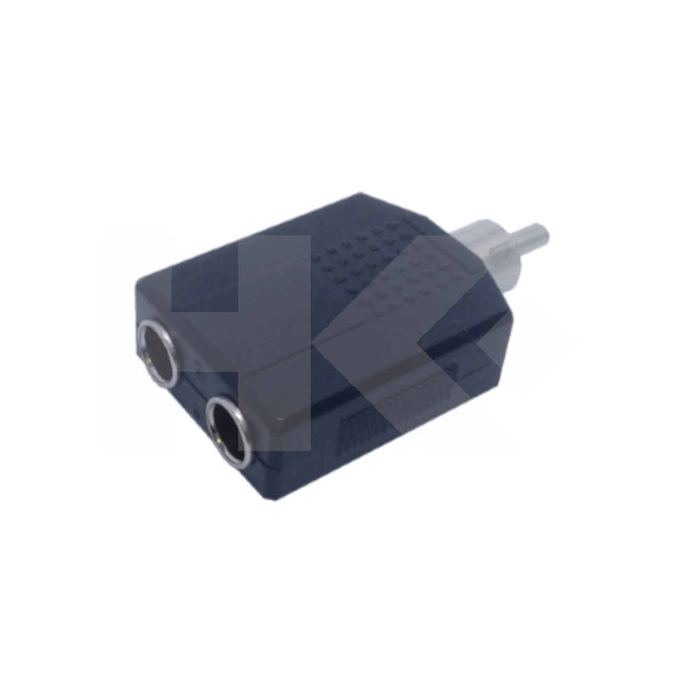 ADAPTADOR 6.3MM/H MONO X 2 A RCA/M