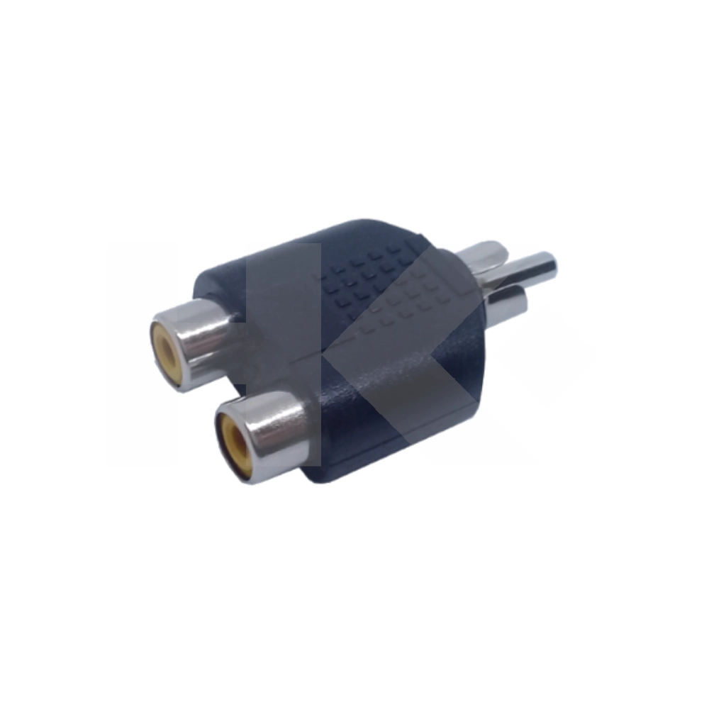 ADAPTADOR RCA/H X 2 A RCA/M