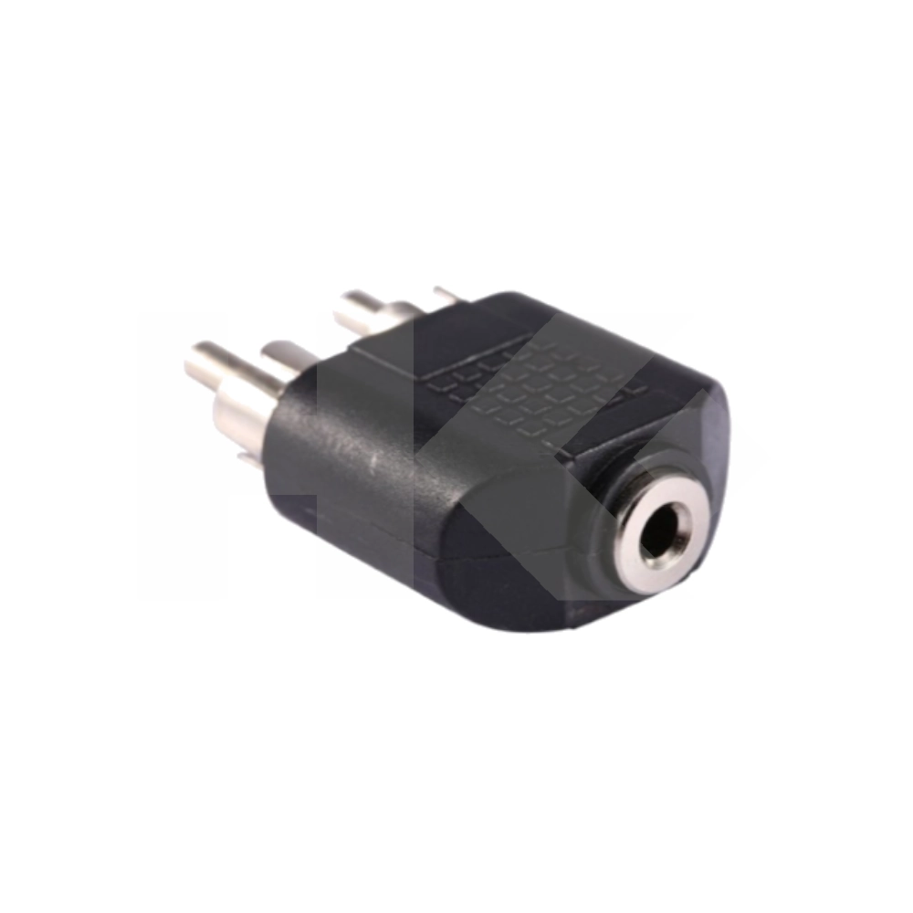 ADAPTADOR 3.5MM/H ST. A RCA/M X 2