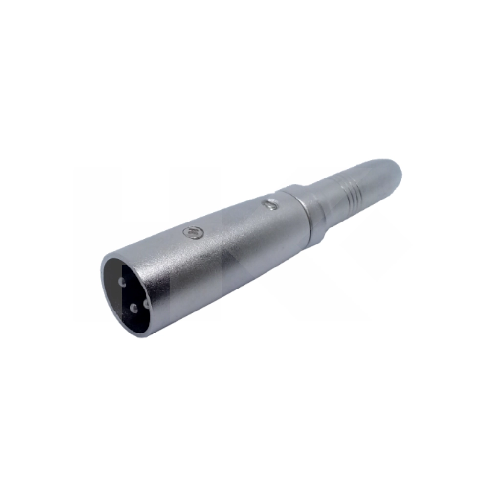 ADAPTADOR 6.3MM/H MONO A CANNON/M METAL
