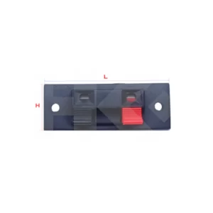 TERMINAL PARLANTE A PRESION CHICO 2 PIN CHASSIS