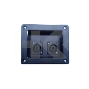 TERMINAL PARLANTE CON 2 SPEAKON CUADRADO CHASSIS