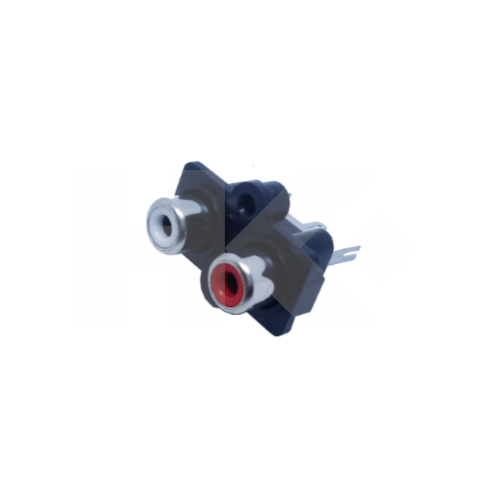 TERMINAL RCA HEMBRA VERTICAL X 2 PARA IMPRESO