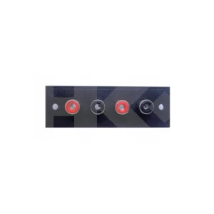 TERMINAL RCA HEMBRA CHASSIS X 4 CON PLACA