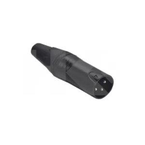CONECTOR CANNON MACHO METALICO NEGRO VOLANTE