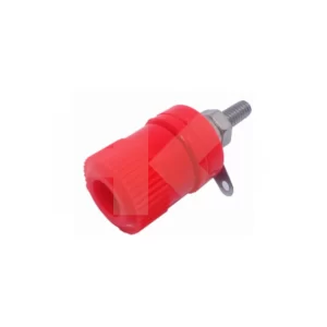 BORNE PARA BANANA 4MM ROJO GRANDE 15MM