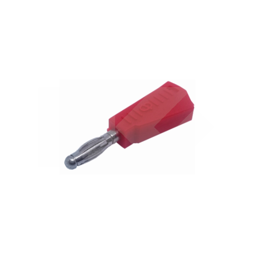 CONECTOR BANANA CON DERIVACION ROJO