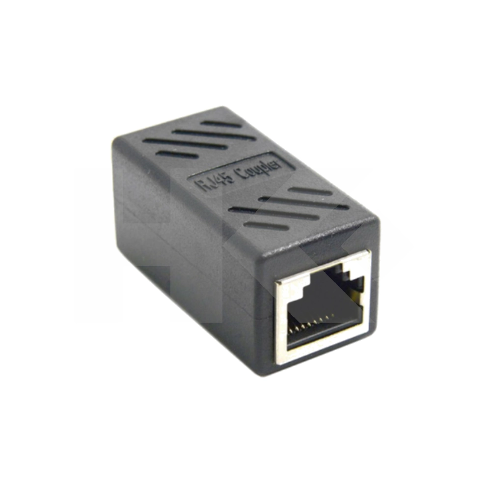 COPLA DE RED RJ45 H/H CAT5E EN LINEA NEGRA