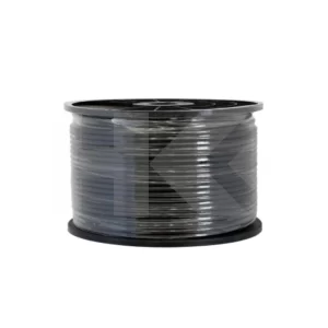 CABLE COAXIAL RG-6 MALLA 90% NEGRO 100MTS.
