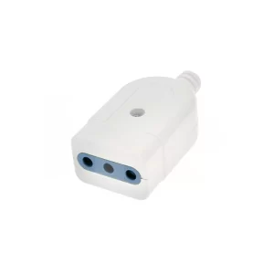 ENCHUFE HEMBRA 2P+T 10A VOLANTE BLANCO STANFORD