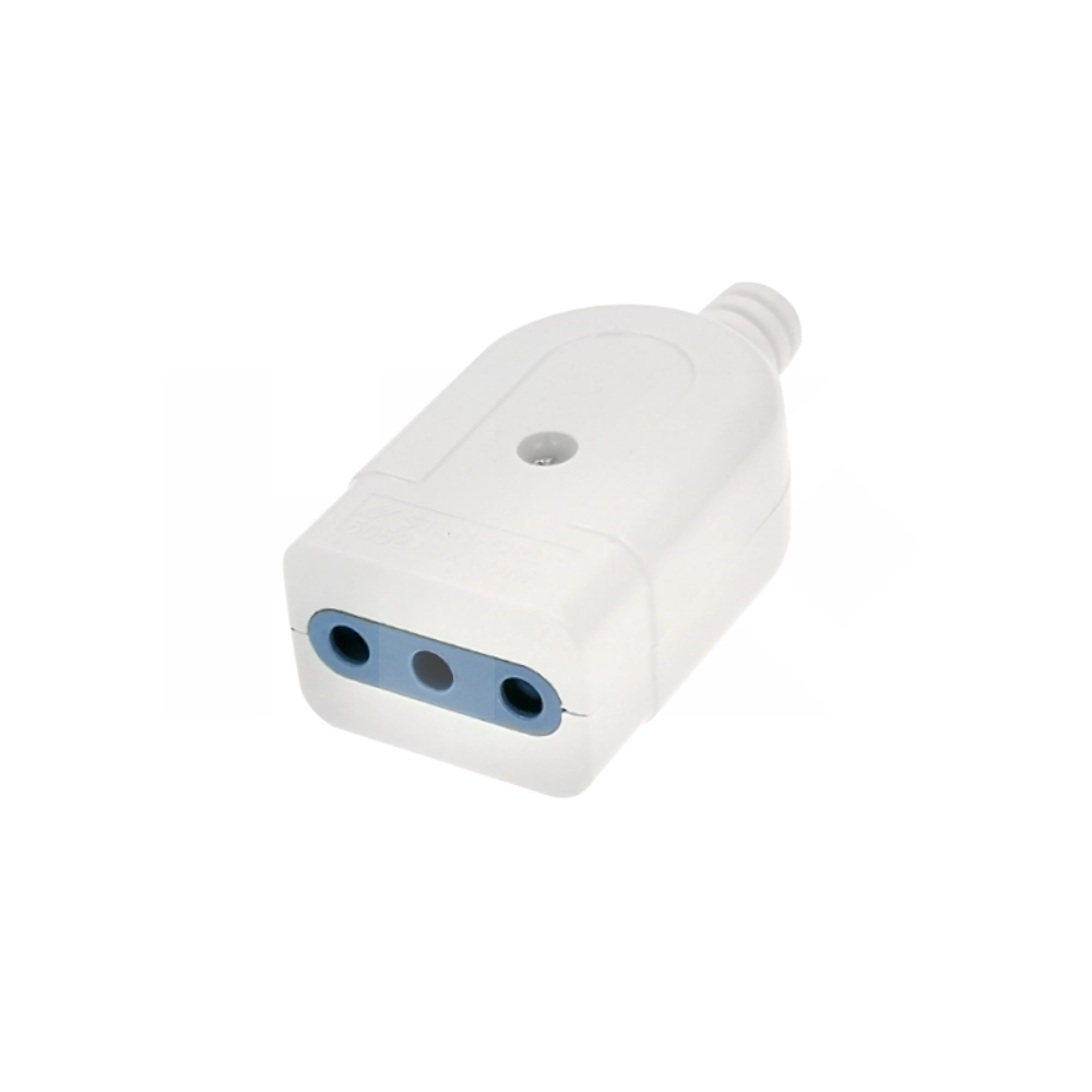 ENCHUFE HEMBRA 2P+T 10A VOLANTE BLANCO STANFORD