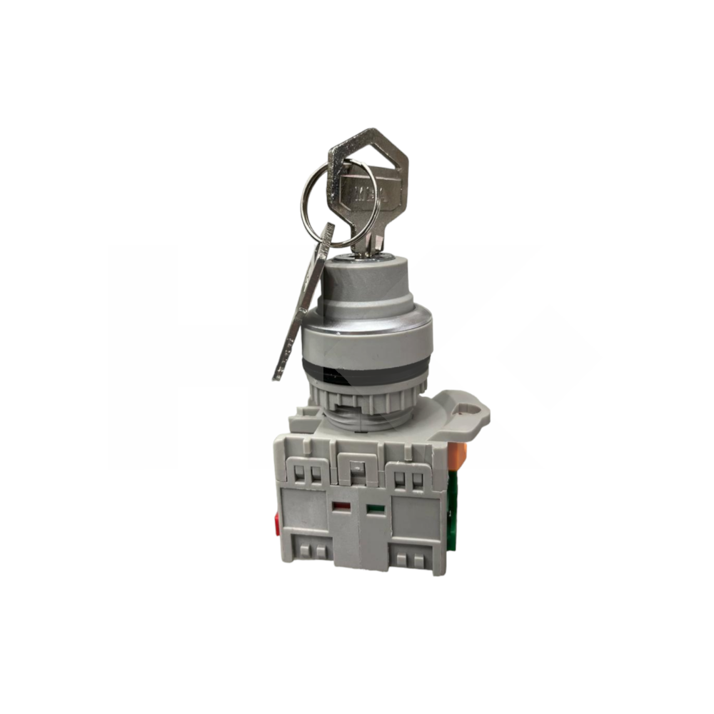 SELECTOR TELETRIC LAY37T-11Y-2 PLASTICO C/LLAVE ON-OFF