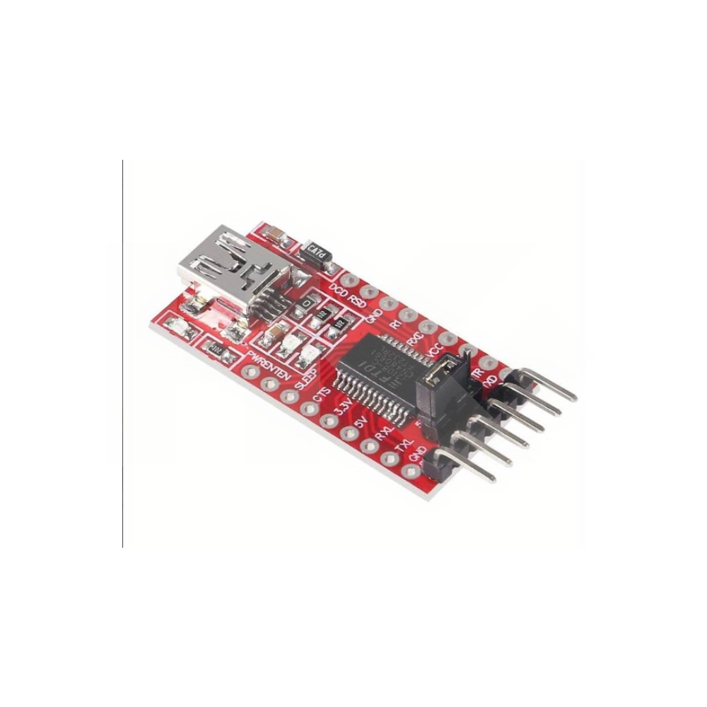 ADAPTADOR CONVERSOR MINI USB A TTL 3.3V A 5V