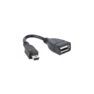 CABLE USB HEMBRA A USB MINI MACHO 2.0